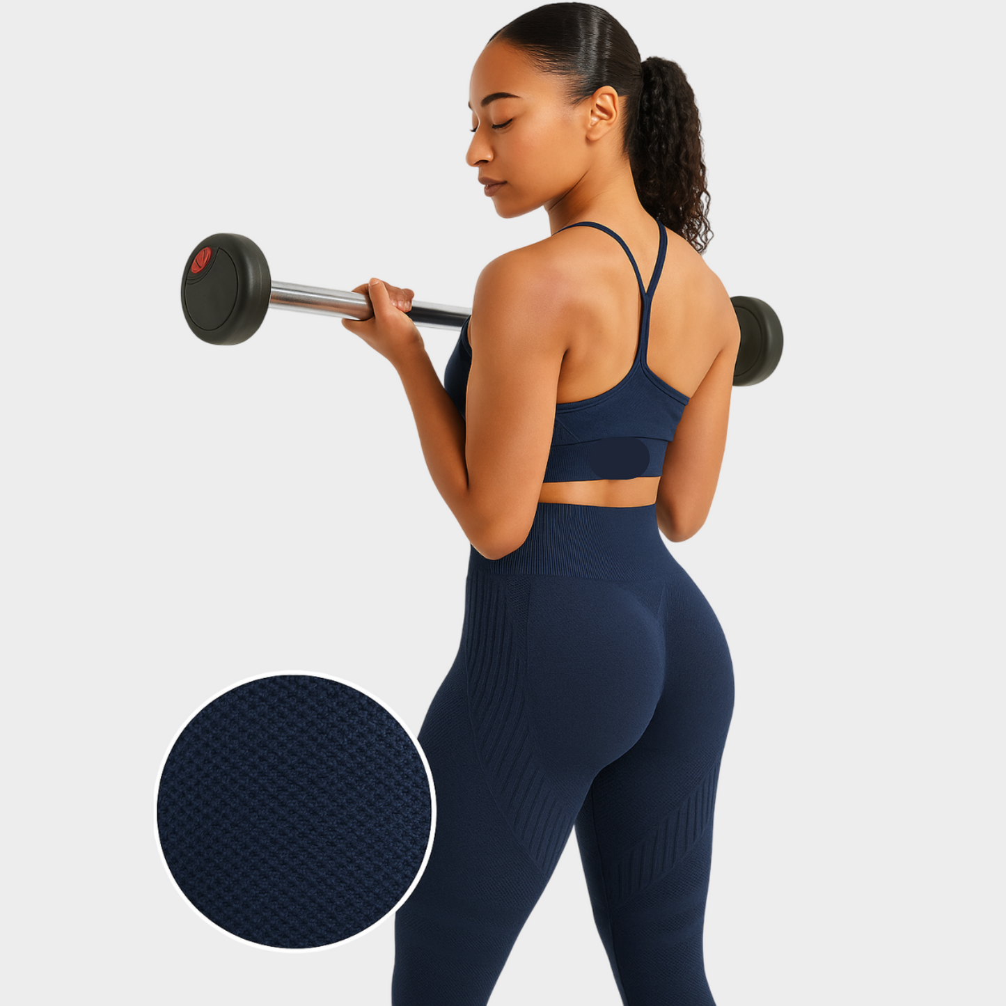 3D Leggings - Blau