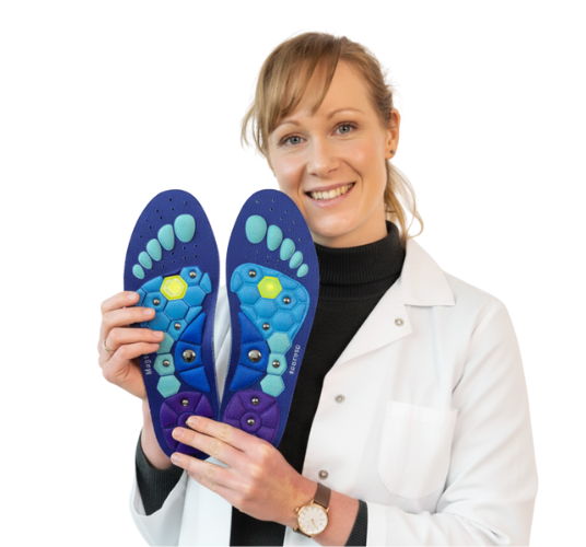 SkinnyGlow Magnetische Akkupressur Schuh Einlagen